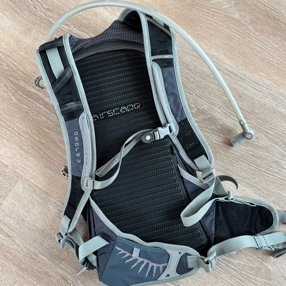 Osprey raptor 10 hydraulics hydration pack biking hiking backpack S/M silt gray - Picture 7 of 13